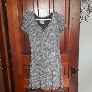 Anthropologie Left coast by Dolan gray knit dress